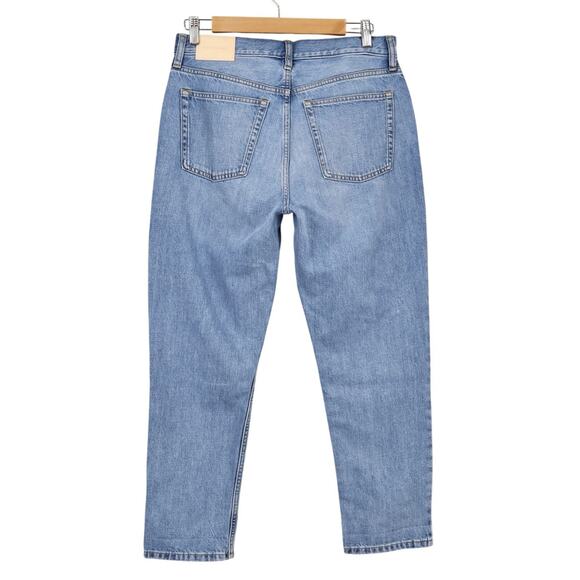 Everlane Women's Straight Leg Jeans - Light Blue - Picture 4 of 9